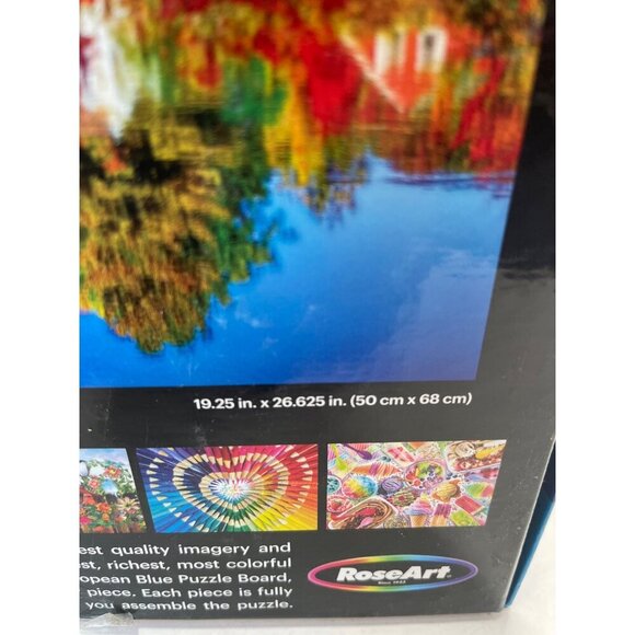 Kodak Premium 1000-Piece Puzzle Autumn in Harrisville New Hampshire VIVID - Picture 2 of 3